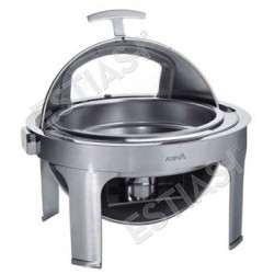Roll top chafing dish GN 1/1 with round window