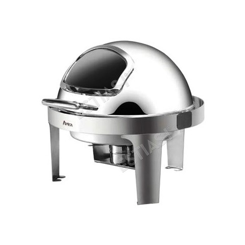 Roll top chafing dish GN 1/1 with round window