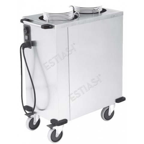 Trolley for warm plates 18-26cm