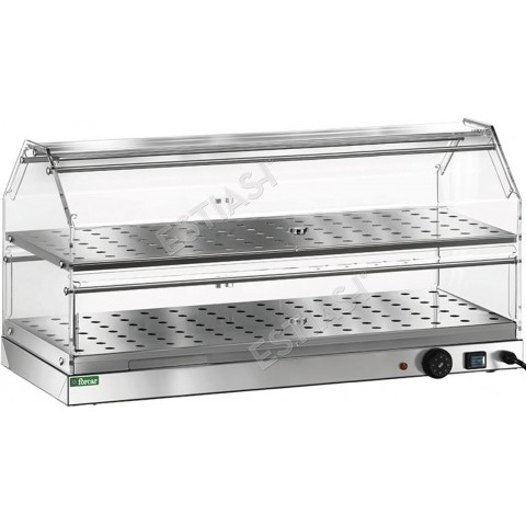 Βιτρίνα θερμαινόμενη 85εκ 2 επιπέδων Βιτρίνα θερμαινόμενη 85εκ 2 επιπέδων