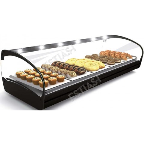 Heated display case 84cm SHK4L SAYL