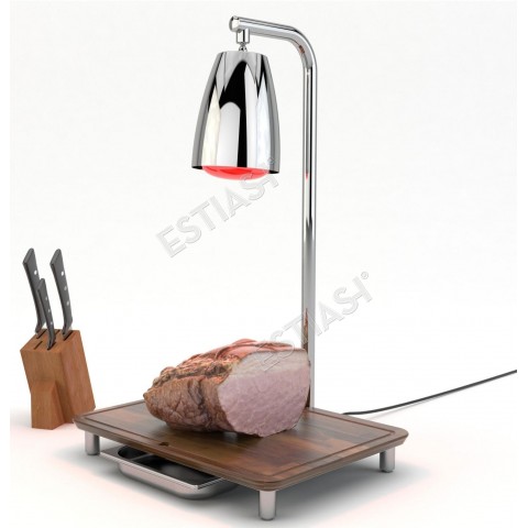 Carving station with wood cutting surface ROCAM