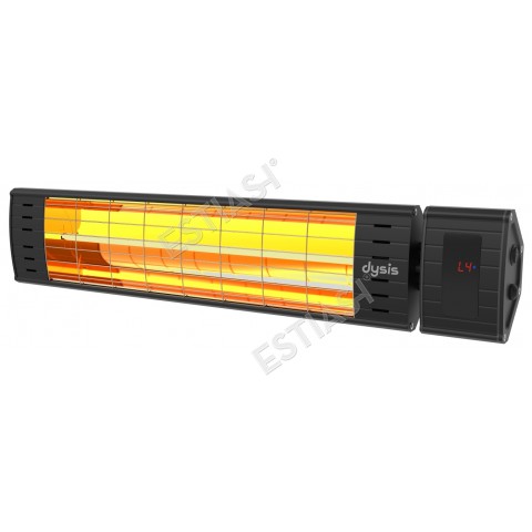 Waterproof electric patio heater with remote control 2.3kW 