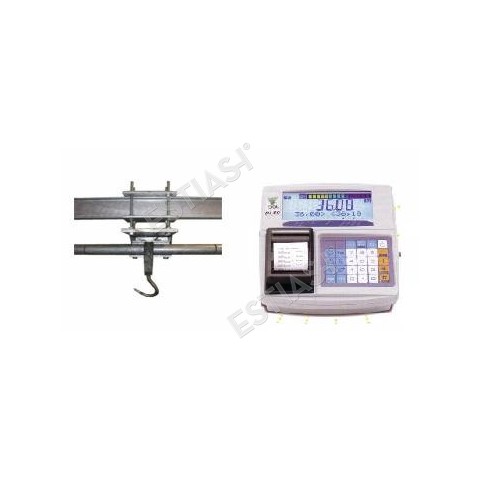 Overhead rail scale 300 or 60Kg with printer