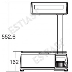 Label printing scale DIGI SM100 BCS Plus