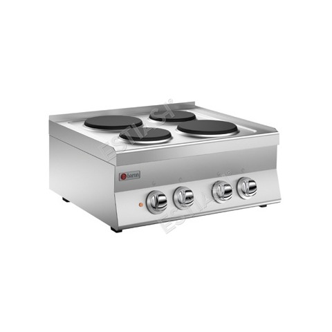 Electric cooktop 4 hot plates enhanced Baron 6NPC/E700P