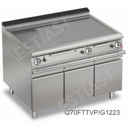 Gas griddle 120cm Q70FTTV Queen7 Baron