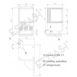 Blast Chiller – Shock Freezer 8 θέσεων Baron