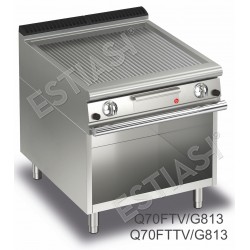 Gas griddle 80cm Q70FT Queen7 Baron